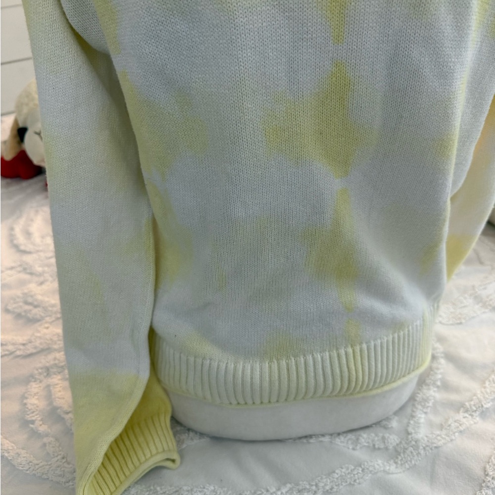 Elizabeth and James Yellow Tie-Dye Sweater - Picture 11 of 12